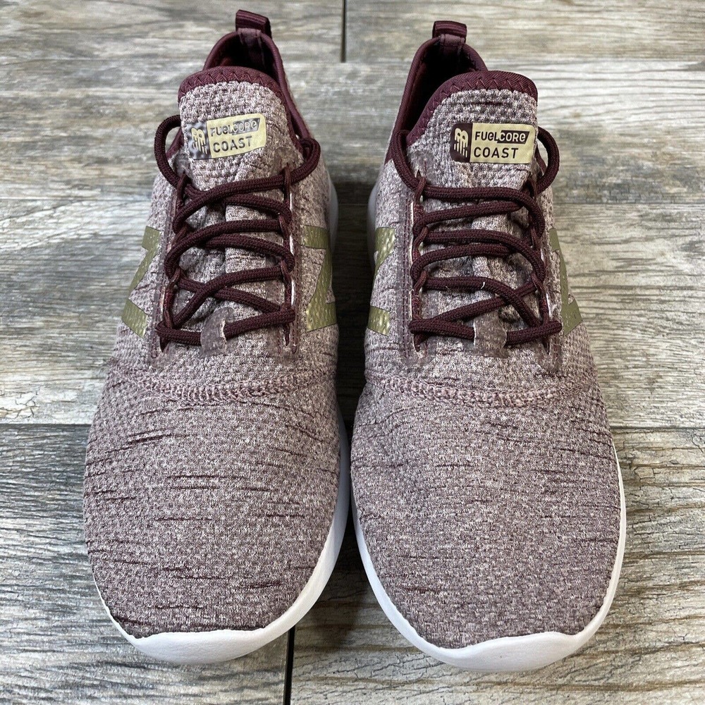 New Balance Women’s Athletic Sneakers in Maroon and Olive